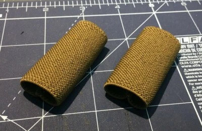 LIVESOUTSIDE.COM LIVESOUTSIDE Coyote Brown 2PK Sling Hardware Suppressors Mask Cover Tactical FDE