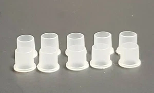 10 Proteggi cavo lampada boccola foro tubo plastica trasparente per tubo 1/2" 50234J - Foto 1 di 4
