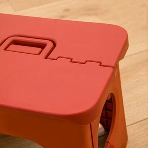 Folding Step Stool Plastic Height Premium Heavy Duty Foldable Stools for Adults - Picture 1 of 13