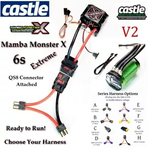 RCP-RTR Mamba Monster X 6s 2200kv V2 Motor Combo 1/6-1/7-1/8 Maßstab QS8 angebracht - Bild 1 von 33