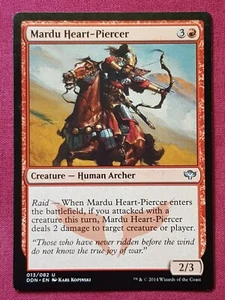 Magic The Gathering DUEL DECKS SPEED VS CUNNING MARDU HEART-PIERCER red card MTG - Picture 1 of 2