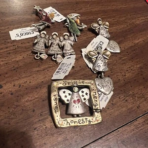 Lote de 6 broches prendedores ángel Chicos vintage - Imagen 1 de 6