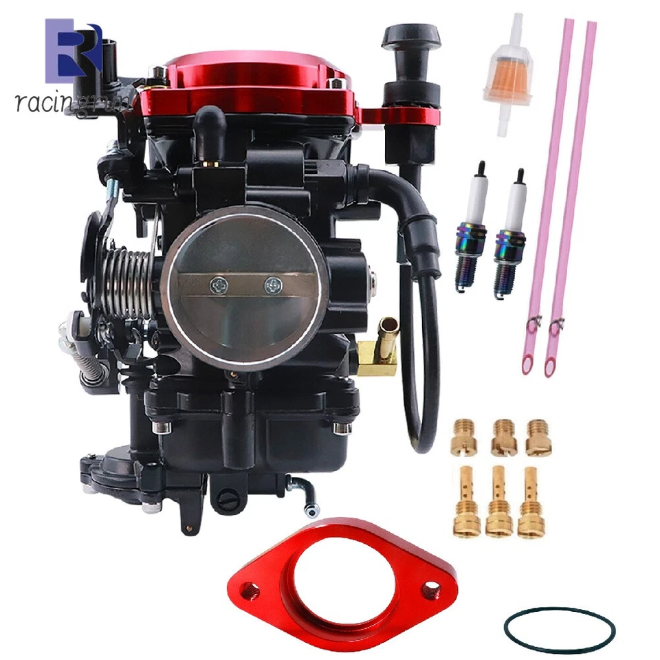 Carburetor for Harley-Davidson Softail 1988-2017 27031-95 & Intake Manifold Boot - Image 1 of 4