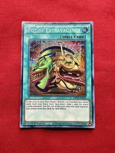 YuGiOh! Pot of Extravagance - MP20-EN030 - Prismatic Secret Rare - 1st Edition - Picture 1 of 4