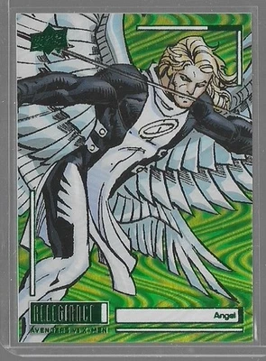 2023 Upper Deck Allegiance Avengers vs X-Men Green Reality #/249 Angel - Image 1 of 2