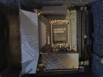 GIGABYTE B760I AORUS PRO (LGA 1700/ Intel/ B760/ Mini-Itx/ DDR5/ Dual M.2/ Pcie - image 1 of 4