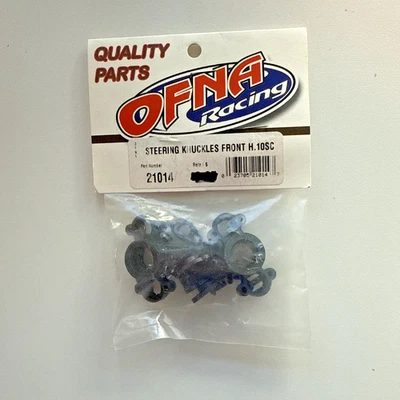 OFNA 21014 STEERING KNUCKLES FRONT HYPER 10SC  NEW OLD INVENTORY - Image 1 of 2