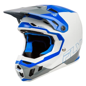 2026 Fly Racing Formula CC Glide Motocross Helmet Blue/Light Grey/Grey Adults - Picture 1 of 5