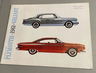 1961 Plymouth Valiant дилер брошюра Chrysler Fury Belvedere Savoy пригород 10» - Изображение 1 из 4