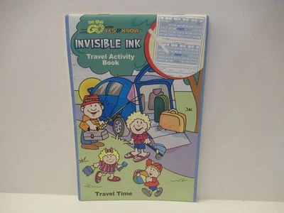 On the Go with Yes & Know Invisible Ink Travel Activity Book (No Marker) Foto 1 de 4