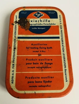 Agfa Fixer Testing Kit - Vintage Collectible For Restoration Or Display Prop - Image 1 of 4