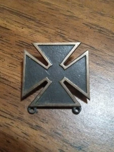 Vintage WW2 Sterling Silver Military Cross Marksman Pin Decent Condition USA Htf - Picture 1 of 5