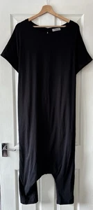 mama b jumpsuit xs extra klein schwarz narciso fallender Schritt Harem oversized - Bild 1 von 4