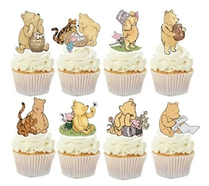 Classic Winne 48 PC cupcake topper & 3 tier cupcake stand - Picture 1 of 3