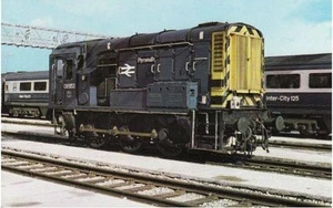 Eisenbahn Postkarte BR Class 08 08953 Plymouth Laira Depot Diesel Rangierlok - Bild 1 von 1