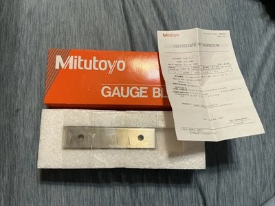 Mitutoyo Gauge Block 611206-551 6” Steel Grade AS-2 , 070292 - Image 1 of 3