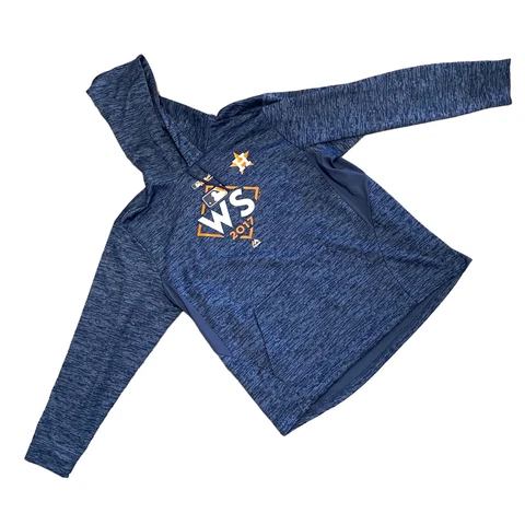 World Series Houston Astros Hoodie Pullover Sweatshirt 2017 MLB Blue XL EUC Cover