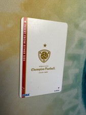 SEGA WCCF Arcade IC Card World Club Champion Football Club Team Plastic Card