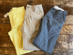 Lot Of 3 Boys Size 8 Slim Pants NWT Gap Children’s Place - Picture 1 of 6