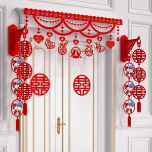 Chinese Style Hanging Banner Non-woven Wall Ornaments  Ideas Decoration