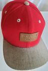 Sram Truck Hat Baseball Cap Red/Brown Adjustable 