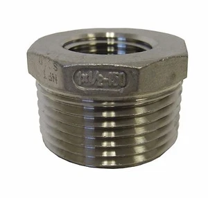 Nuevo 304 Acero Inoxidable 1"" MNPT X 1⁄2"" FNPT Reducción Buje Clase 150 - Imagen 1 de 7
