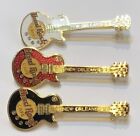Hard Rock New Orleans Vintage Set Of 3 Les Paul Guitars