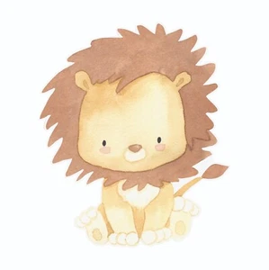 Lion Baby Shower Cardboard Cutout | Life Size Cardboard Cutout | 99cm x 125cm - Picture 1 of 4