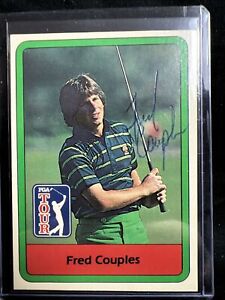 1982 Donruss PGA Golf #53, Original Autograph of Fred Couples HOF!! Awesome!