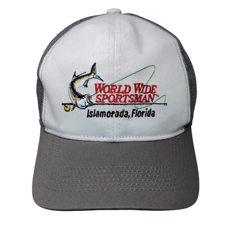 Sombrero de camionero de malla con espalda a presión para deportista mundial gris juvenil Foto 1 de 4