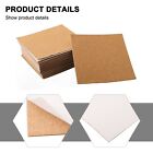 Slip Resistant Cork Coasters Pack of 40 Square Cork Mat for Coaster Crafting