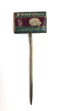 Vintage Czech Enamel Stick Pin Zampiony Jaromer Mushrooms