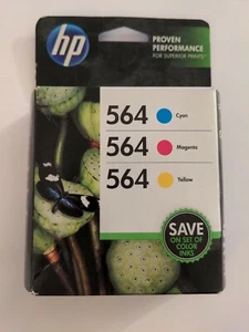 New Sealed HP 564 Combo Pack 3 Ink Cartridges - Exp Jan 2014 2-16-22 - Picture 1 of 2