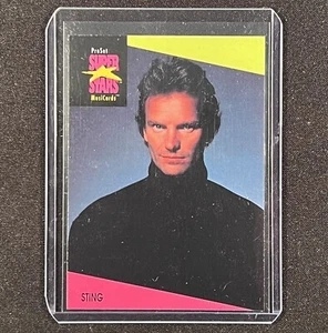 STING 1991 Pro Set Super Stars MusiCards Music Trading Card #95 PSA - Picture 1 of 2