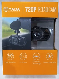 YADA 720P Dash Road Camera, 120-Degree Wide Angle Lens, G-Sensor 4GB SD Card New - Picture 1 of 7