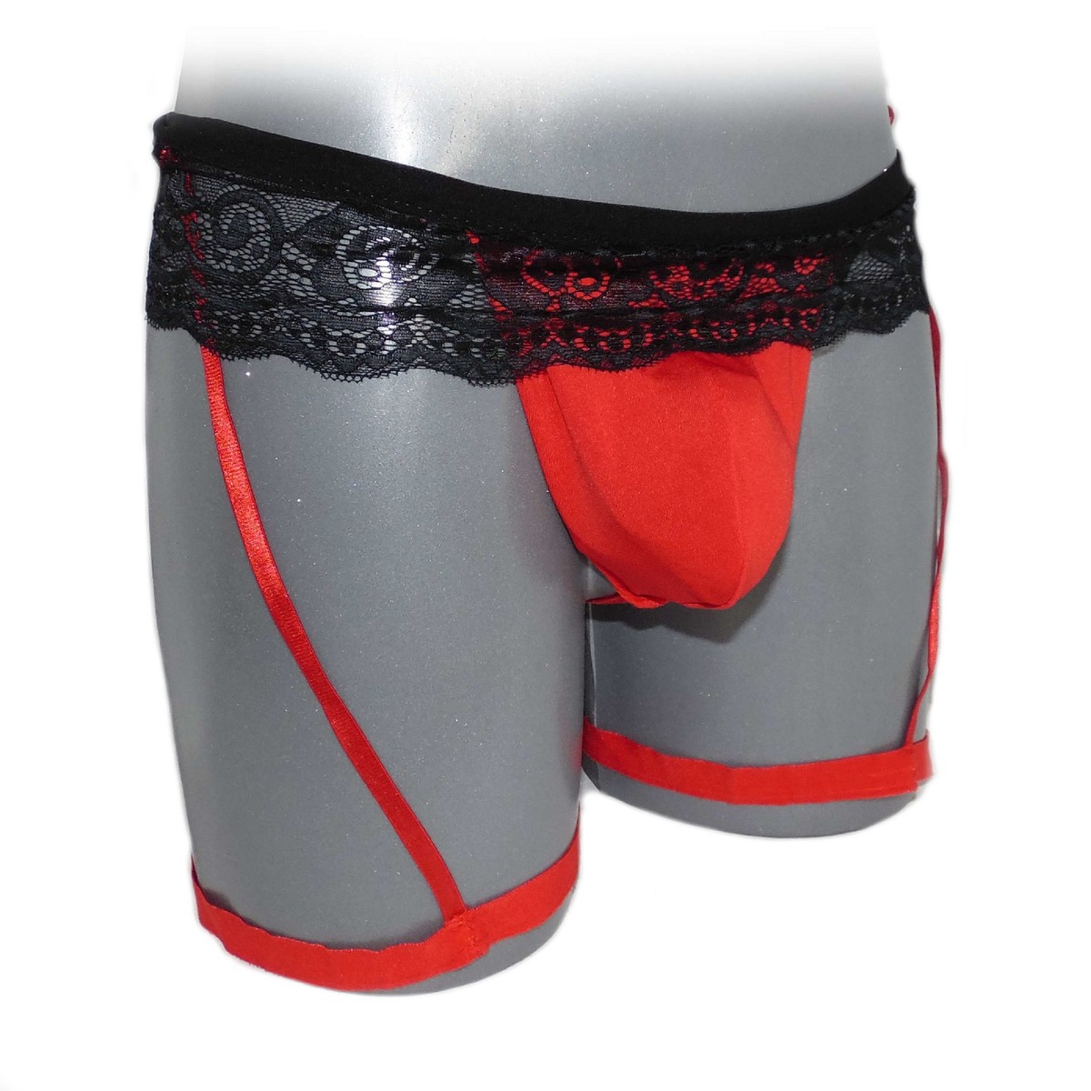 Giarrettiera Vintage Con Balze Nero - Accessorio Sexy Anni '20 Per Costumi E Feste - Foto 7