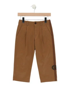 Gucci Boys Embroidered Pleated Trousers - Picture 1 of 2
