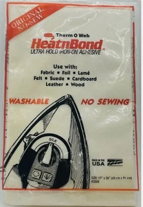 1 HeatnBond Ultra Hold Iron On Adhesive #3509 15" x 36" - Picture 1 of 2