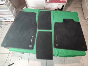 2020-2023 Porsche Taycan Complete Set of 4 Floor Mats Carpet OEM - Picture 1 of 7