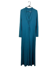 Soft Surroundings Dress Size Small Green Front Knot Maxi Lagia - Picture 1 of 5