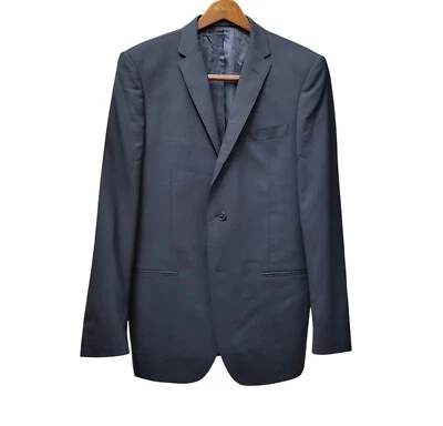 Chaqueta de traje de hombre de 2 botones de franela Chaqueta deportiva Blazer. Ventilación lateral. Talla US 40R Foto 1 de 4