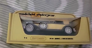 Matchbox Models Of Yesteryear Y4 1930 Model J Duesenberg B2 - Picture 1 of 4