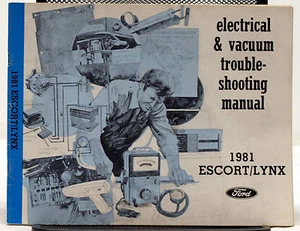 OEM 1981 Ford Electrical & Vacuum Troubleshooting Manual - Escort/Lynx 0331-502 - Imagen 1 de 1