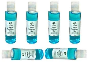 12X StaySafe Hand Sanitiser 100ML Gel Rub Travel Size 70% Alcohol Scented Bulk - Picture 1 of 6