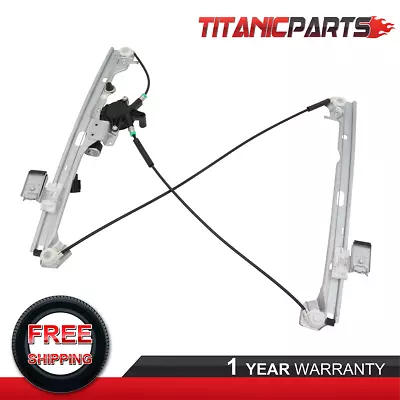 Front Driver Window Regulator Assembly For 2007-2014 Chevy Silverado GMC Sierra Foto 1 de 4