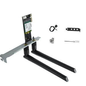 Wifi Card Network Card Bluetooth PC TRI- Band 2.4G+5.8G+6G 6E Adapter AX210 5.3 - Picture 1 of 9