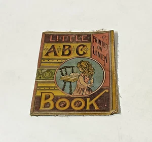 Vintage Little ABC Book Linen McLoughlin Bros New York - Picture 1 of 9