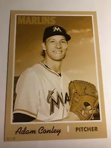 2019 Topps Heritage Jumbo 5x7 Adam Conley Marlins 283 01/10 - Picture 1 of 1