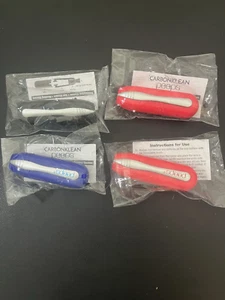 CarbonKlean Peeps Eyeglass Premium Lens Cleaner Black Blue pink , lot 4 Pack - Picture 1 of 1