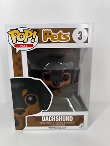 Funko Pop Vinyl Pets - Dachshund #3 - Rare COLLECTABLE - Picture 1 of 11